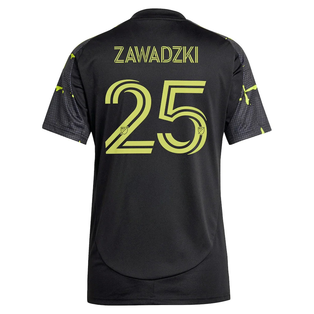 Sean Zawadzki Columbus Crew adidas Women's 2025 The Goosebumps Kit Replica Player Jersey - Black