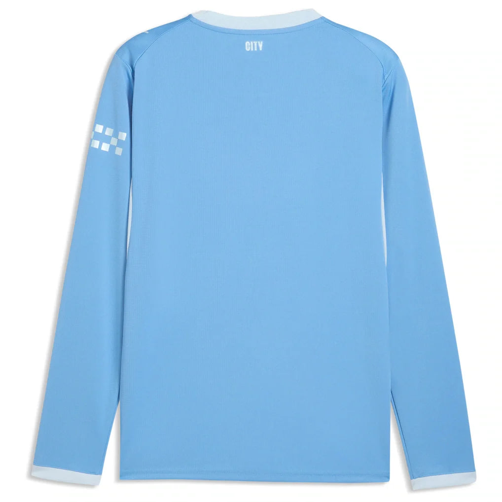 Manchester City Puma 2026/27 Home Replica Long Sleeve Jersey - Light Blue