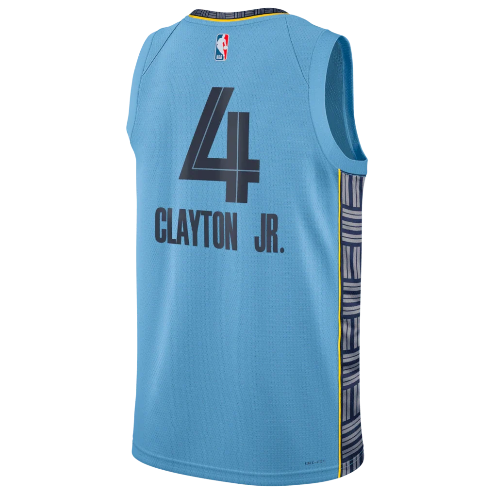 Walter Clayton Jr. Memphis Grizzlies Jordan Brand Unisex Swingman Jersey - Statement Edition - Light Blue