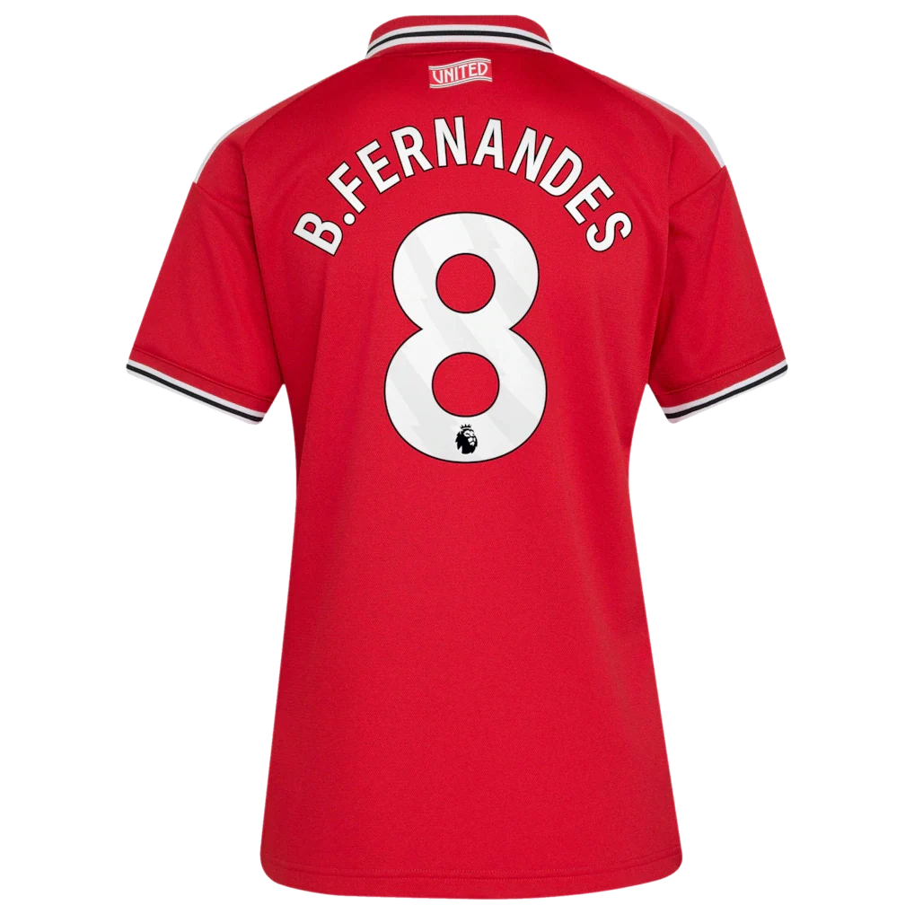 Bruno Fernandes Manchester United adidas Women's 2026/27 Home Replica Jersey - Red
