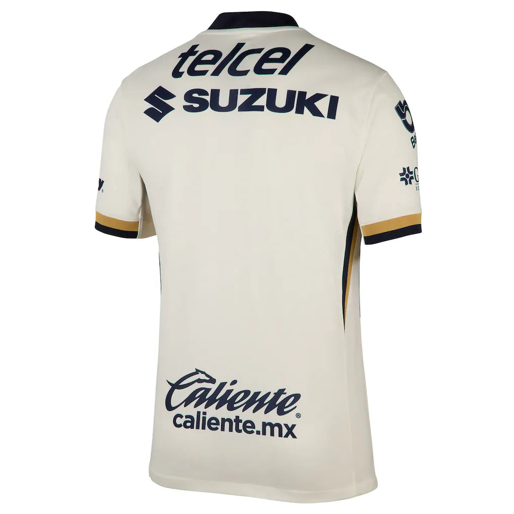 Pumas Nike 2025/26 Home Replica Jersey - Cream