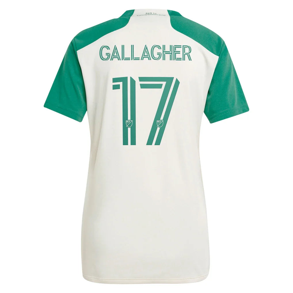 Jon Gallagher Austin FC adidas Women's 2024 The Armadillo Kit Replica Player Jersey – Tan