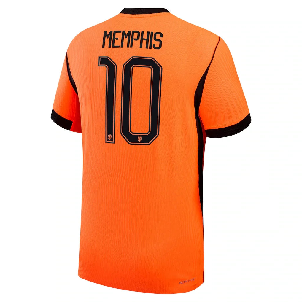 Memphis Depay Netherlands National Team Nike 2026 Home Match Authentic Jersey - Orange
