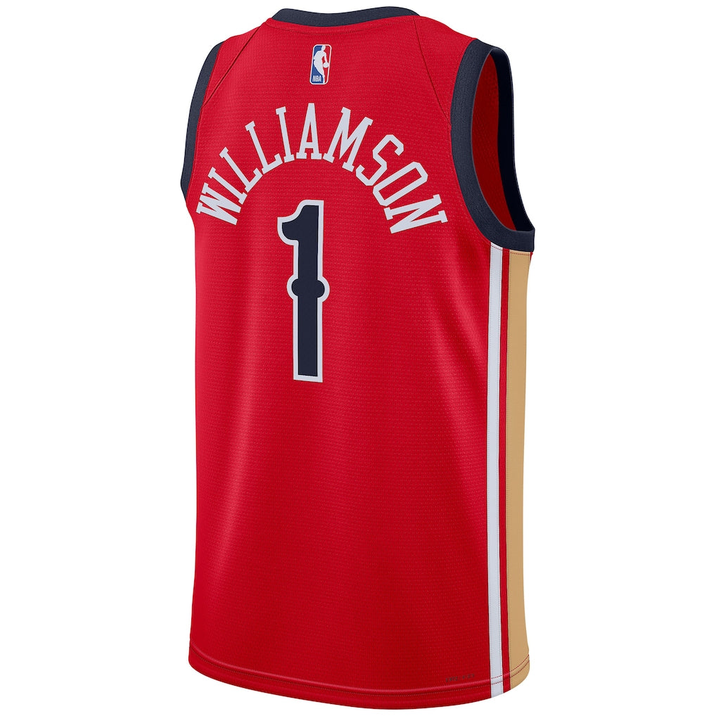 Zion Williamson New Orleans Pelicans Jordan Brand Unisex Swingman Jersey - Statement Edition - Red