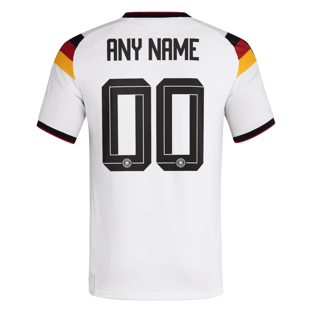 Germany National Team adidas 2026 Home On-Field Authentic Custom Jersey - White