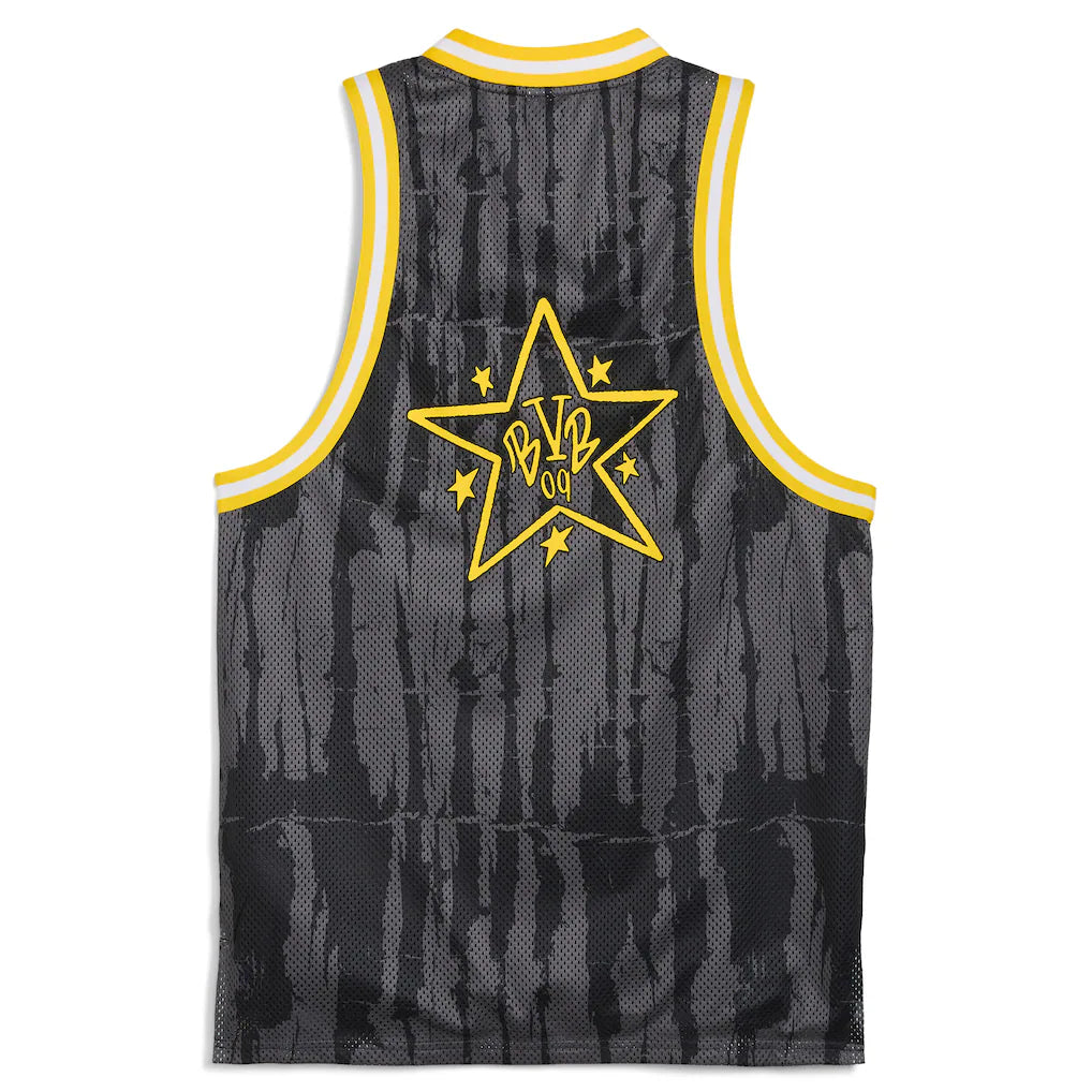 Borussia Dortmund Puma 2025 FIFA Club World Cup dryCELL Basketball Jersey - Black