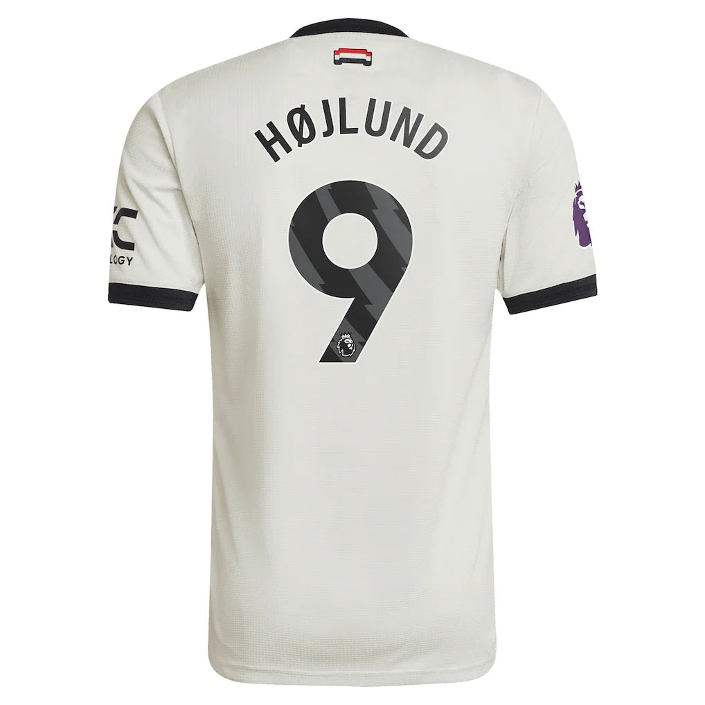 Rasmus Højlund Manchester United adidas Originals 2024/25 Third Authentic Jersey - Cream