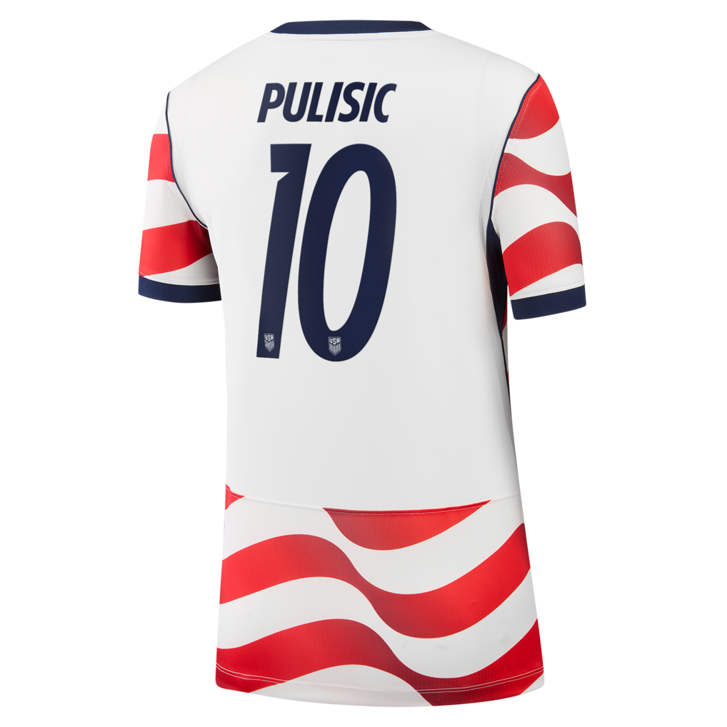 Christian Pulisic USMNT Nike Women's 2026 Home Stadium Replica Jersey - White