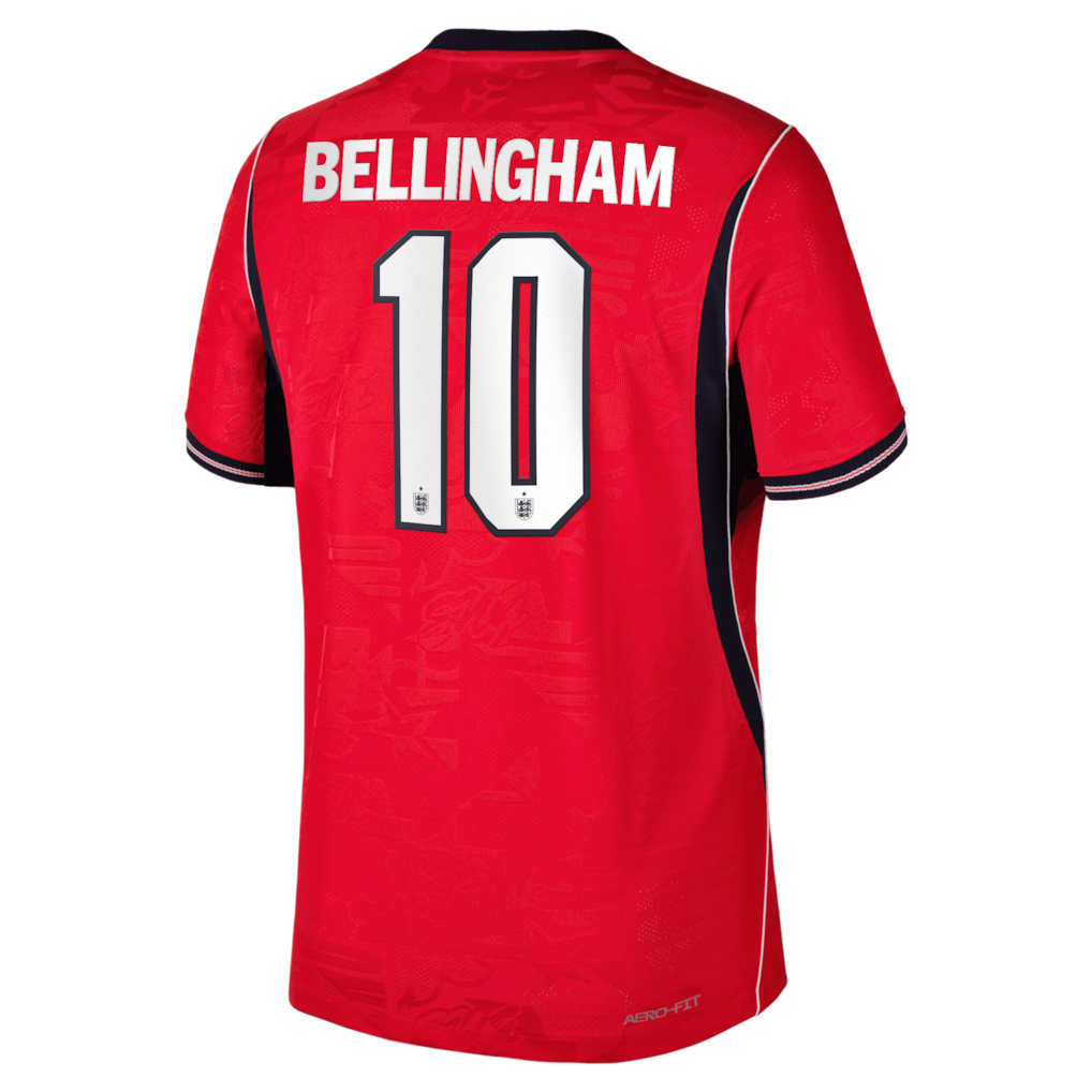 Jude Bellingham England National Team Nike 2026 Away Match Authentic Jersey - Red