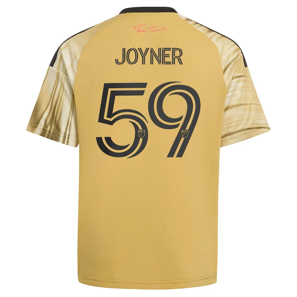 MyKhi Joyner St. Louis CITY SC adidas Youth 2026 The Tina Turner Kit Replica Jersey - Yellow