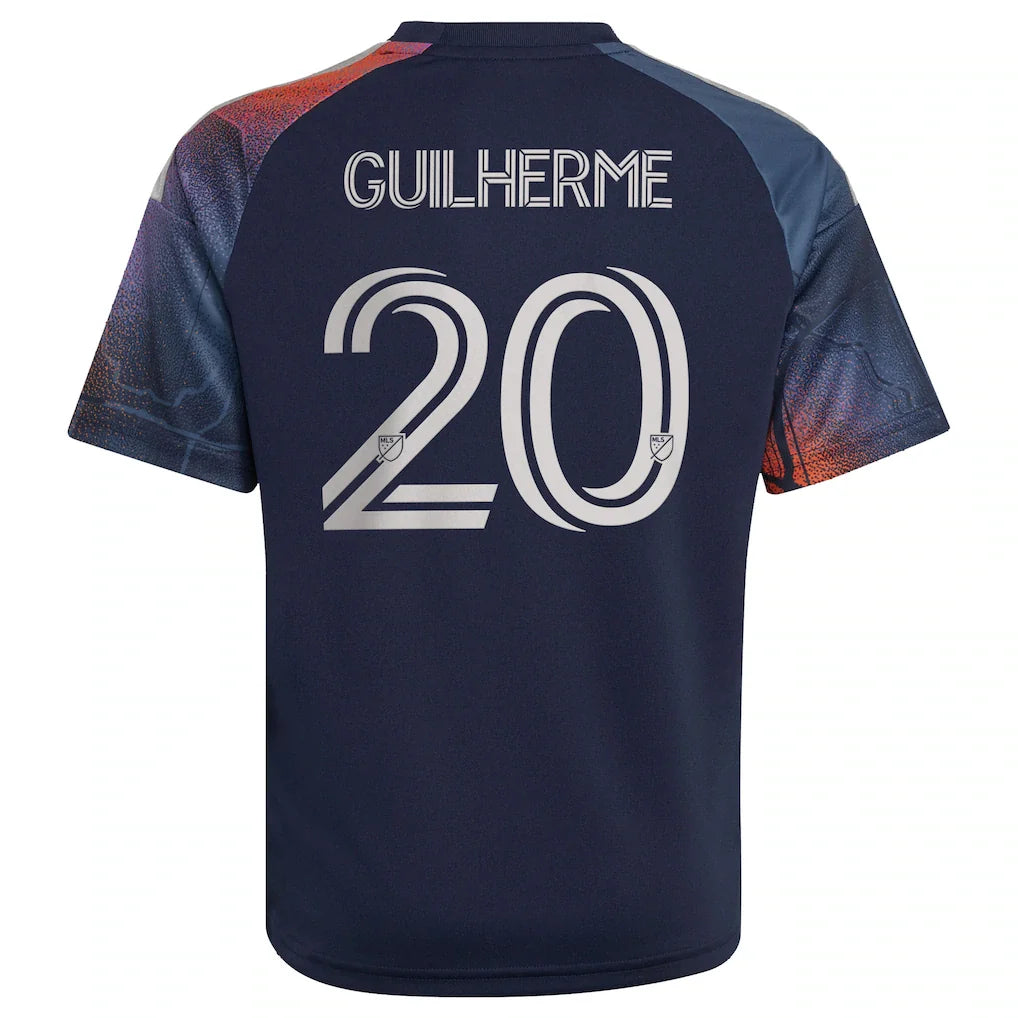 Guilherme Augusto Vieira dos Santos Houston Dynamo FC adidas Youth 2026 Mission Control Replica Jersey - Blue