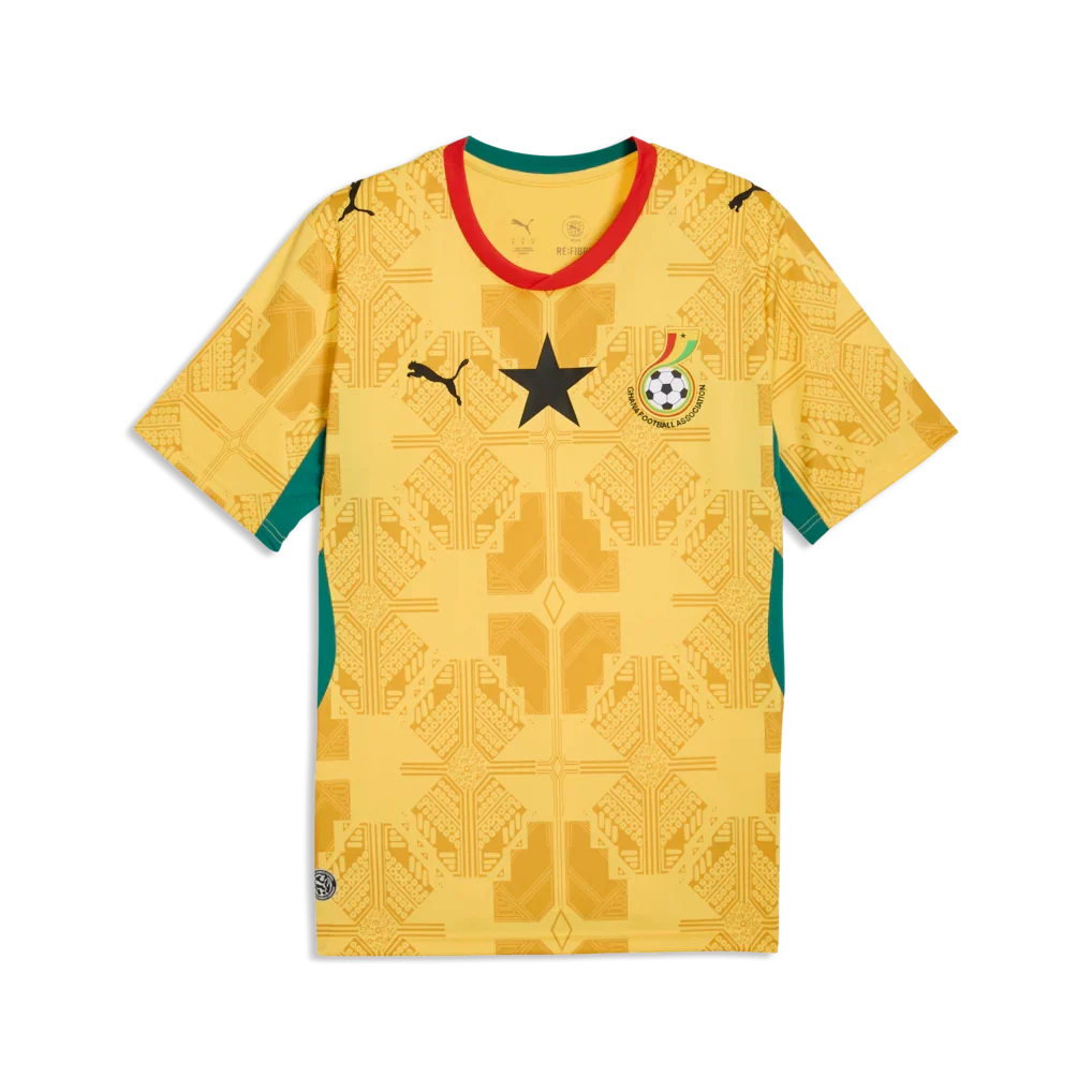 Ghana National Team Puma 2026 Away Replica Jersey - Yellow