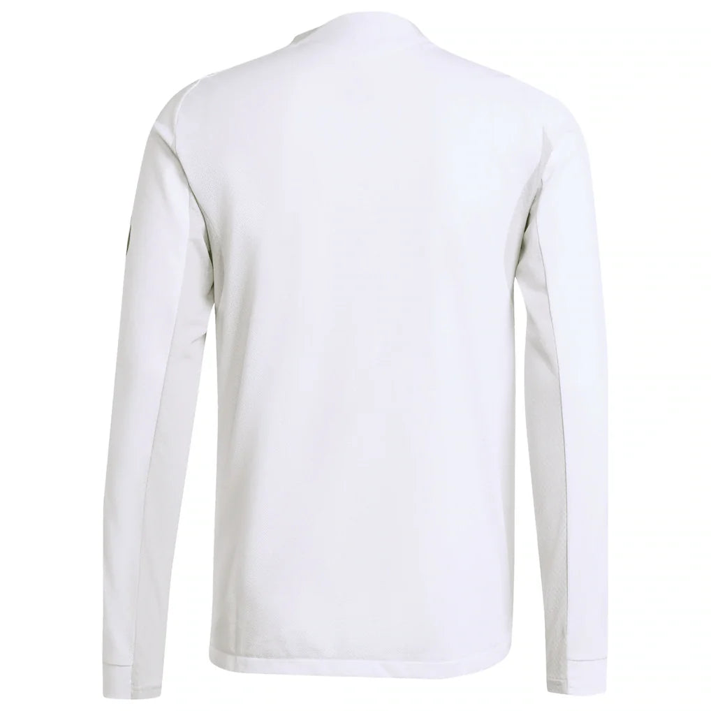 Real Madrid adidas 2025/26 Home Authentic Long Sleeve Jersey - White
