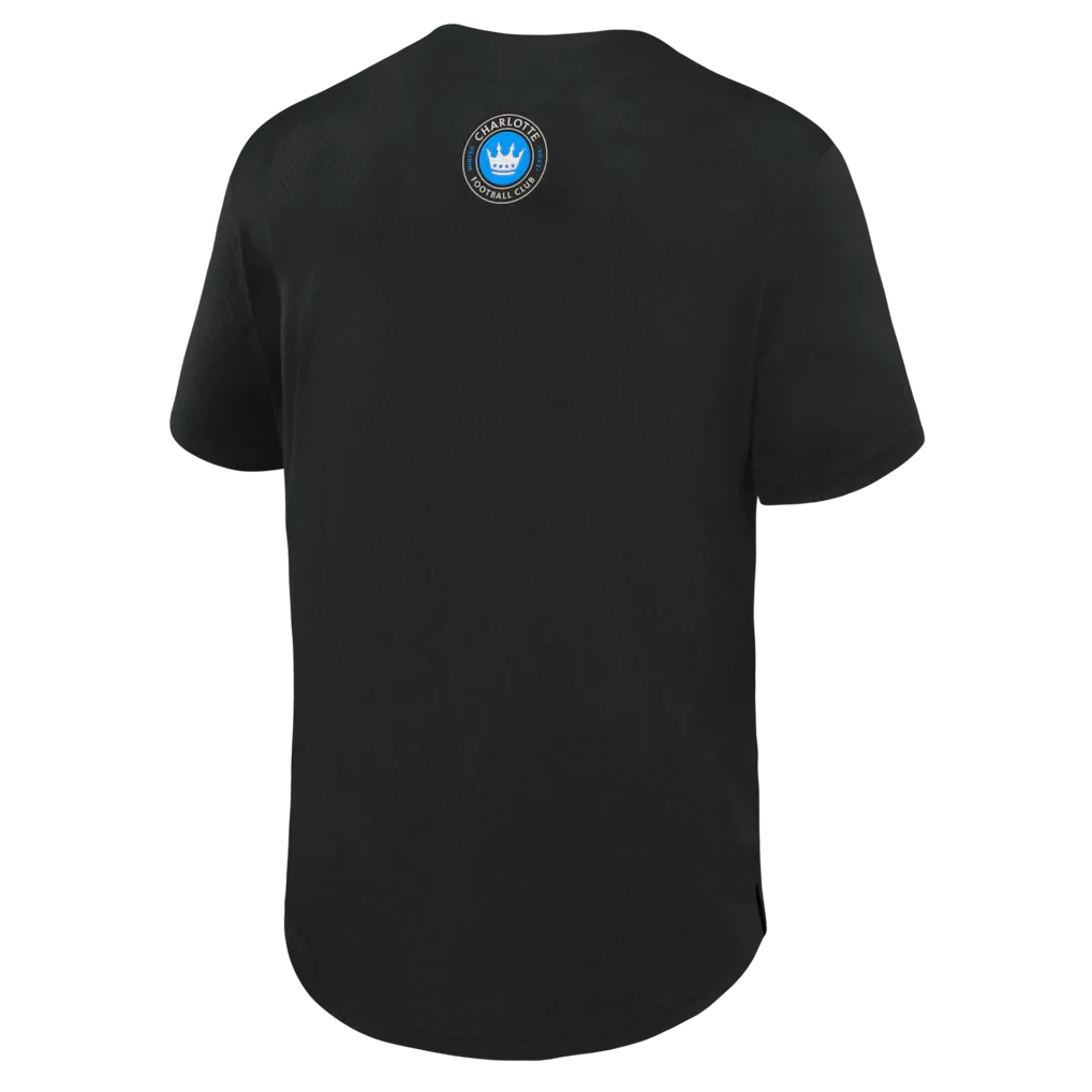Charlotte FC Fanatics Maximum Intensity Button-Up Jersey  - Black