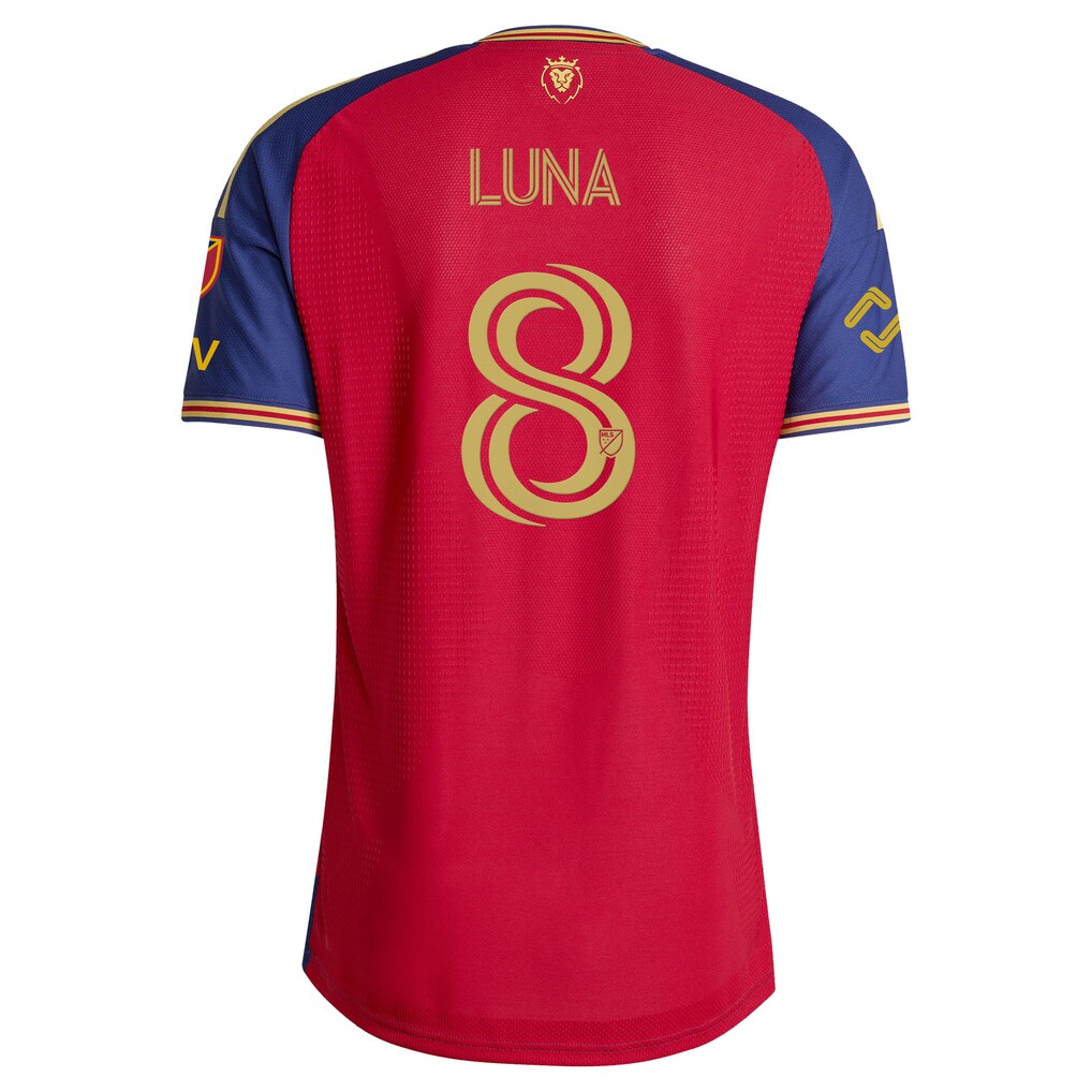 Diego Luna Real Salt Lake adidas 2026 The Switchback On-Field Authentic Patch Jersey - Red