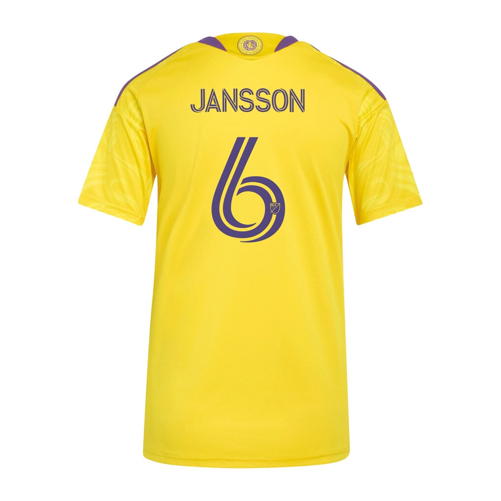 Robin Jansson Orlando City SC adidas Women's 2026 Sunken Treasure Kit Replica Jersey - Gold