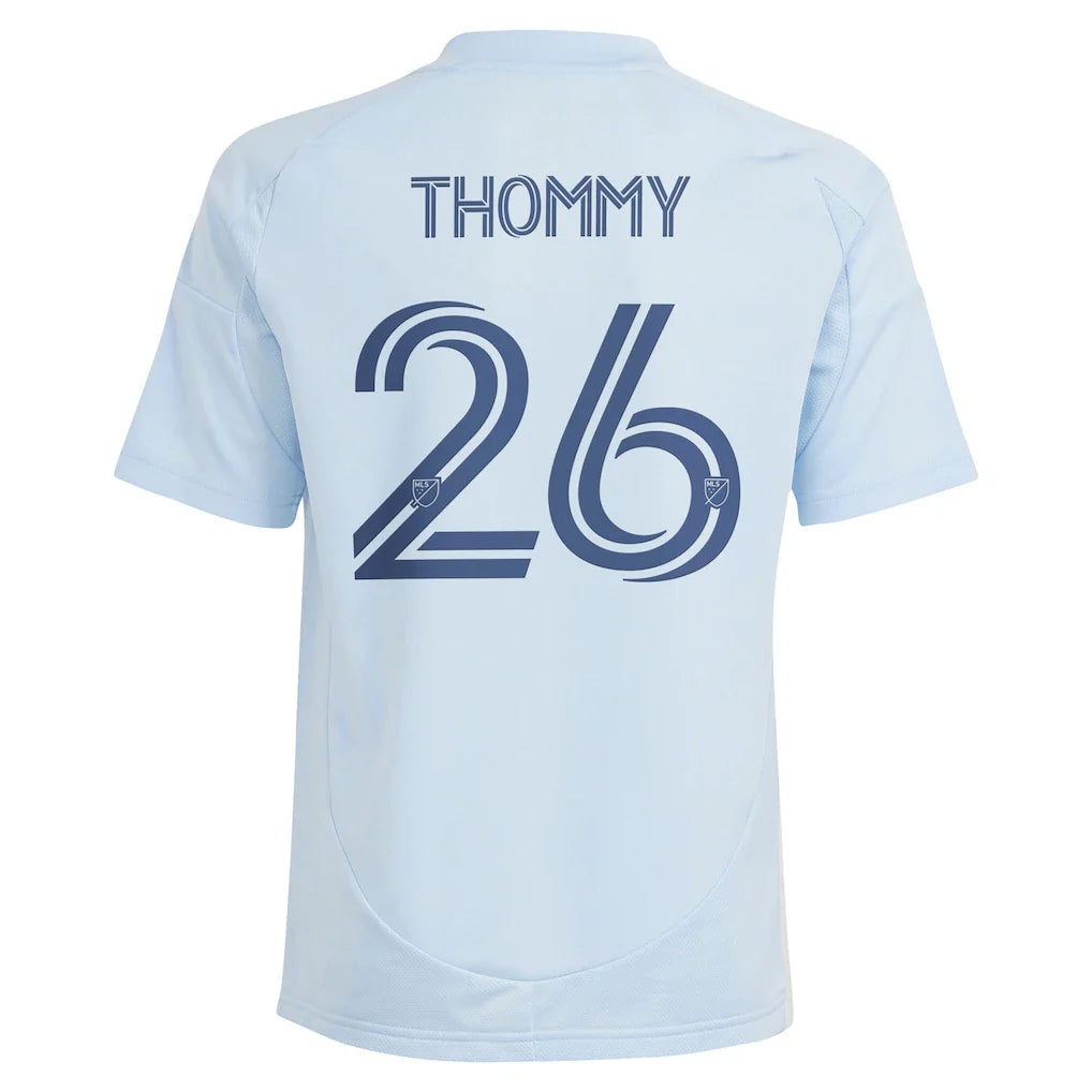 Erik Thommy Sporting Kansas City adidas Youth 2025 One KC Replica Player Jersey - Light Blue