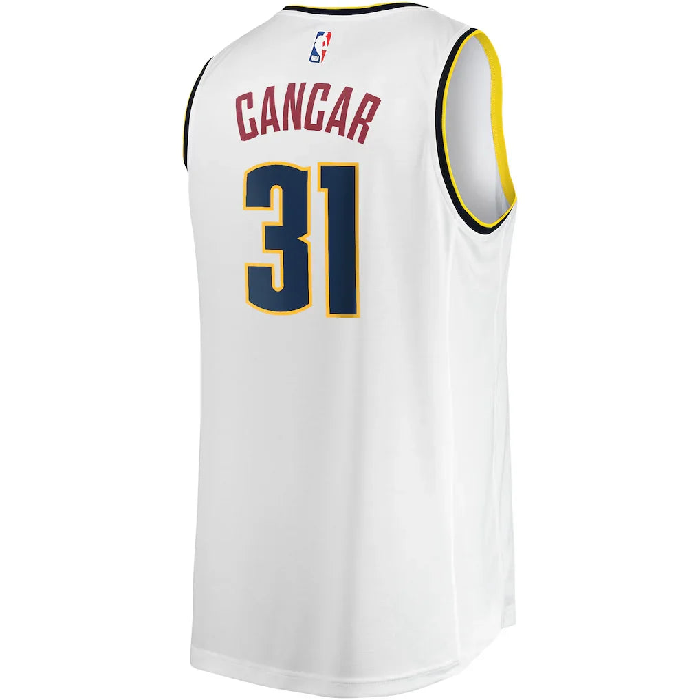 Vlatko Cancar Denver Nuggets Fanatics Fast Break Player Jersey - Association Edition - White