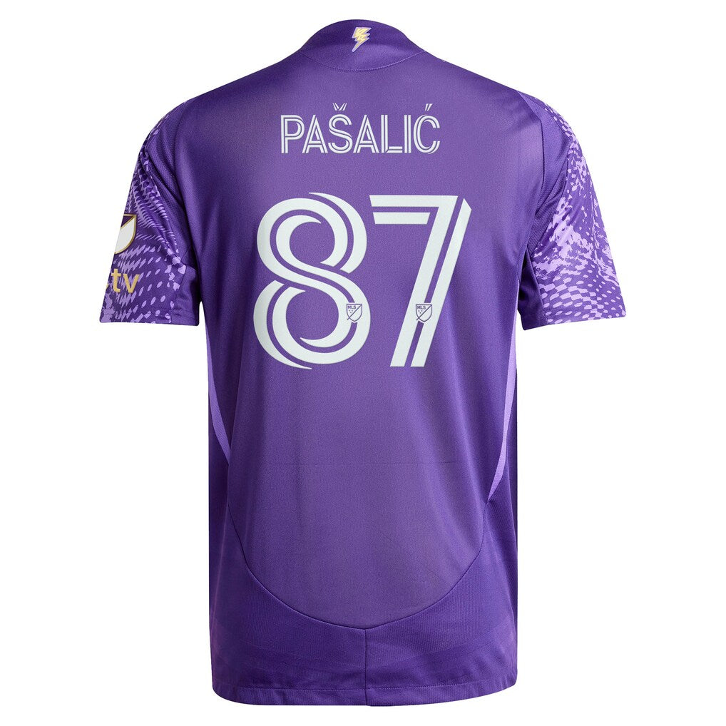 Marco Pašalić Orlando City SC adidas 2025 Perfect Storm On-Field Authentic Jersey – Purple