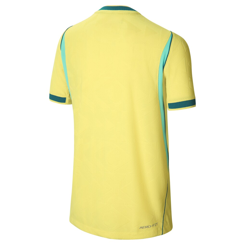 Brazil National Team Nike Youth 2026 Home Match Authentic Jersey - Yellow
