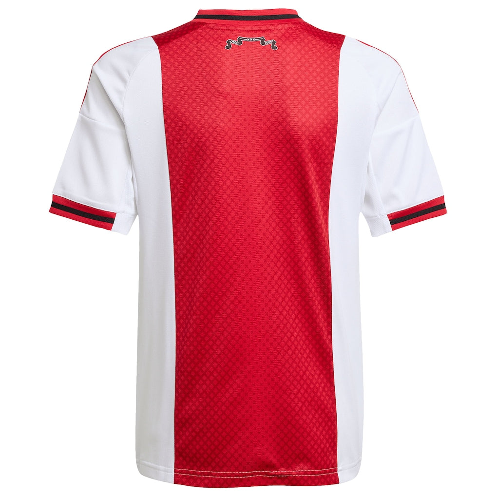 Ajax adidas Youth 2025/26 Home Replica Jersey - White