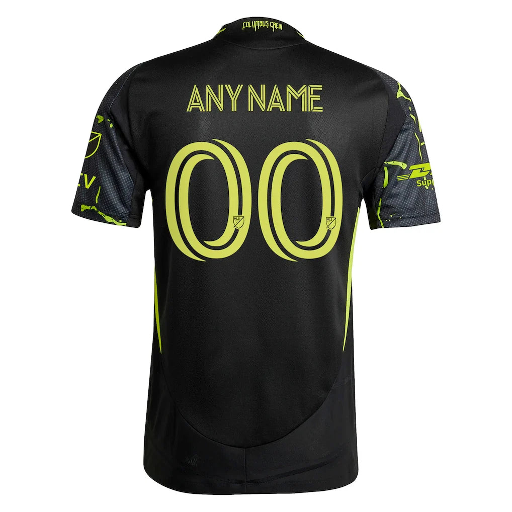 Columbus Crew adidas 2025 The Goosebumps Kit Authentic Custom Jersey - Black