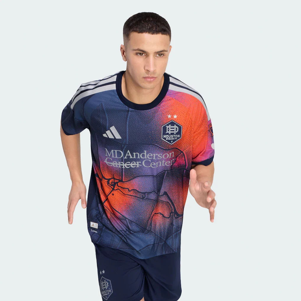 Houston Dynamo FC adidas 2026 Mission Control On-Field Authentic Patch Jersey - Blue