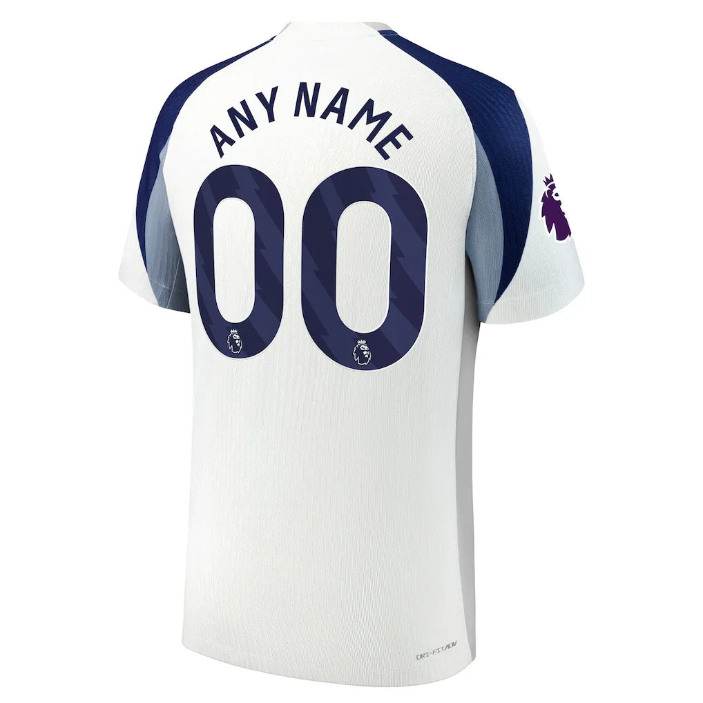 Tottenham Hotspur Nike 2025/26 Home Authentic Custom Jersey - White