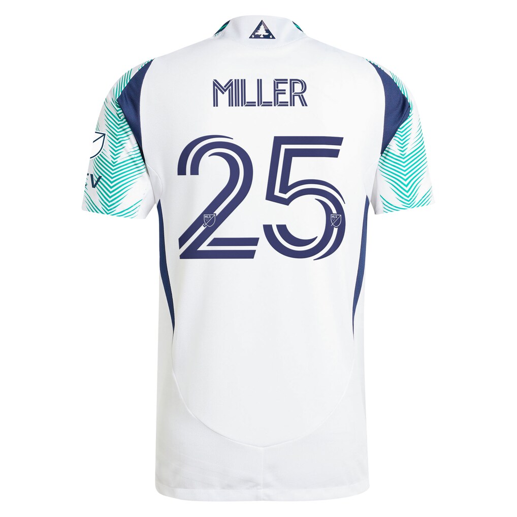 Peyton Miller New England Revolution adidas  2025 Eastern White Pine x Flag of New England On-Field Authentic Jersey - White