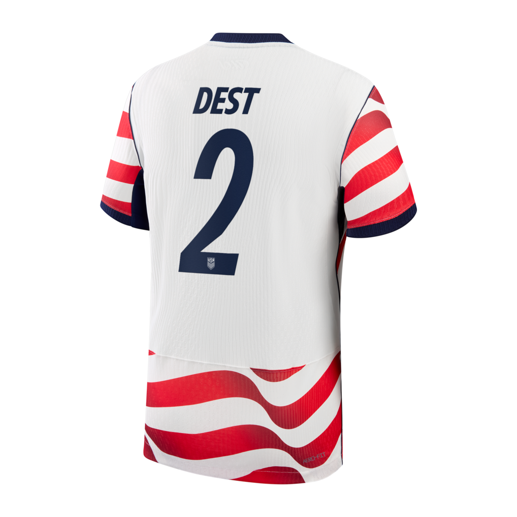 Sergiño Dest USMNT Nike 2026 Home Match Authentic Jersey - White