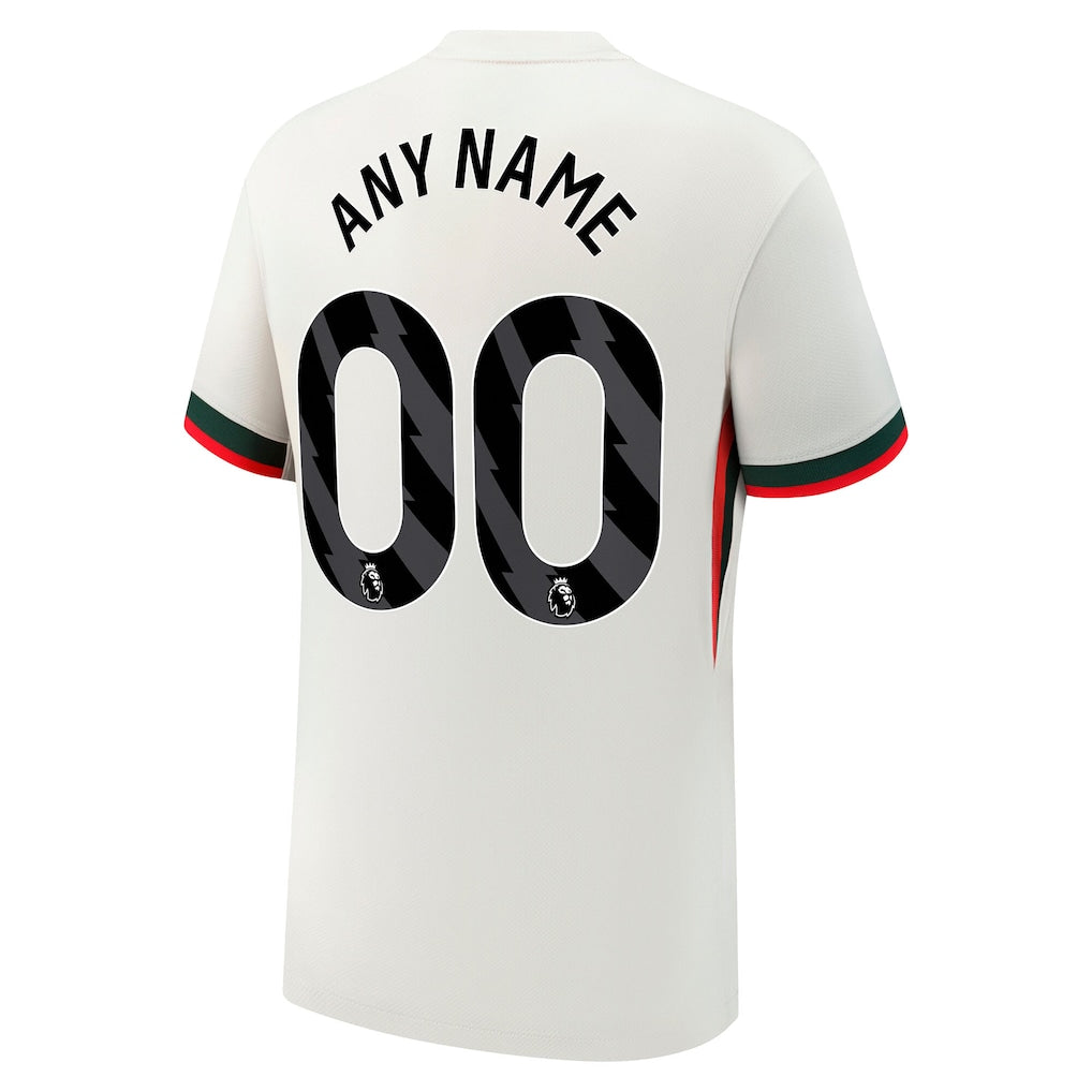 Chelsea Nike 2025/26 Away Replica Custom Jersey - Cream