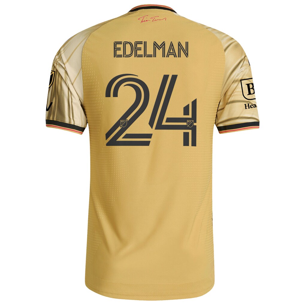 Daniel Edelman St. Louis CITY SC adidas 2026 The Tina Turner Kit On-Field Authentic Patch Jersey - Yellow