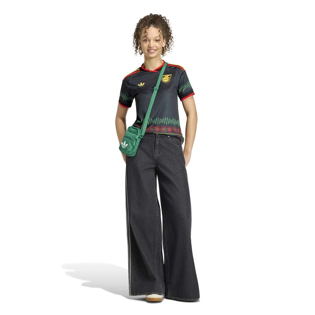 Jamaica National Team adidas Women's 2026 Away Replica Jersey - Black
