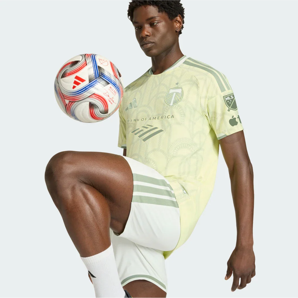 Portland Timbers adidas 2026 Civic Stadium Kit On-Field Authentic Patch Jersey - Yellow