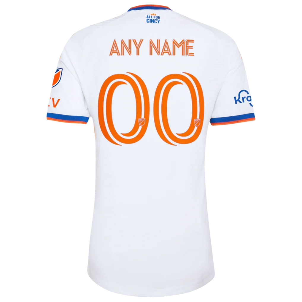 FC Cincinnati adidas 2026 The Seven Hills Kit On-Field Authentic Patch Custom Jersey - White