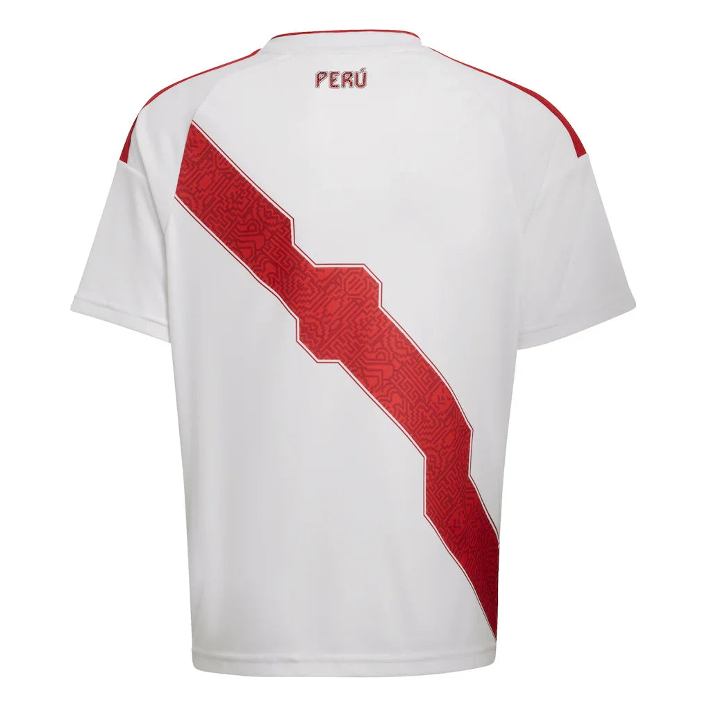 Peru National Team adidas Youth 2026 Home Replica Jersey - White