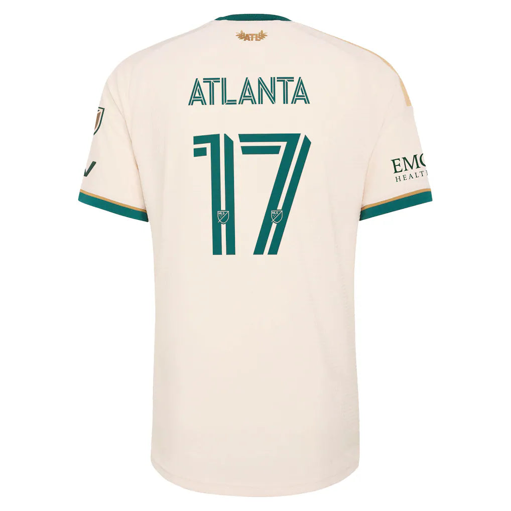 Atlanta United FC adidas 2026 Spirit of '96 On-Field Authentic Patch Jersey - Tan