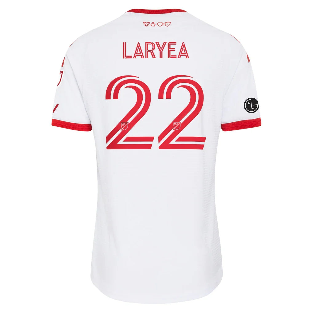 Richie Laryea Toronto FC adidas  2026 Winter Kit On-Field Authentic Patch Jersey - White