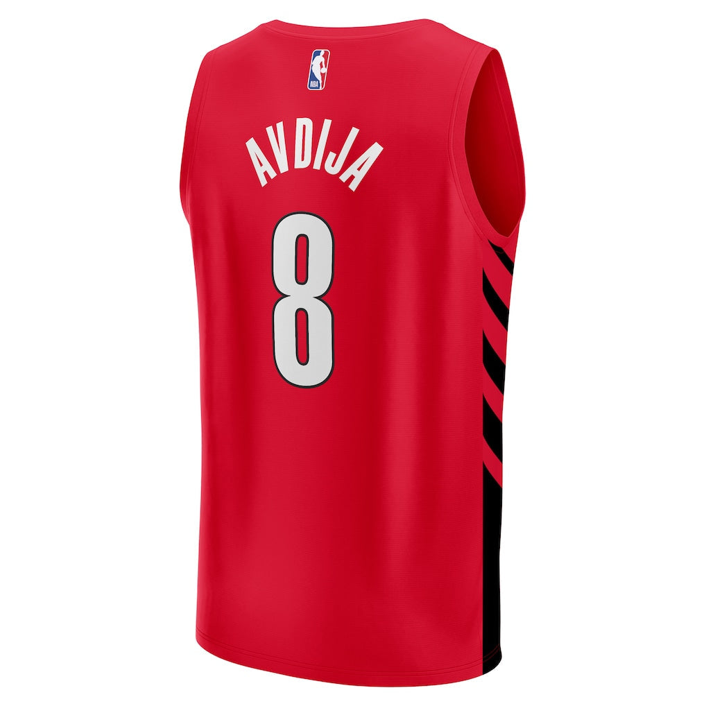 Deni Avdija Portland Trail Blazers Fanatics Fast Break Player Jersey - Statement Edition - Red