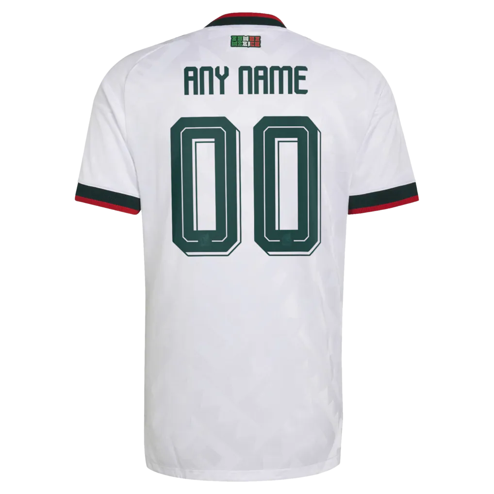Mexico National Team adidas 2026 Away On-Field Authentic Custom Jersey - White