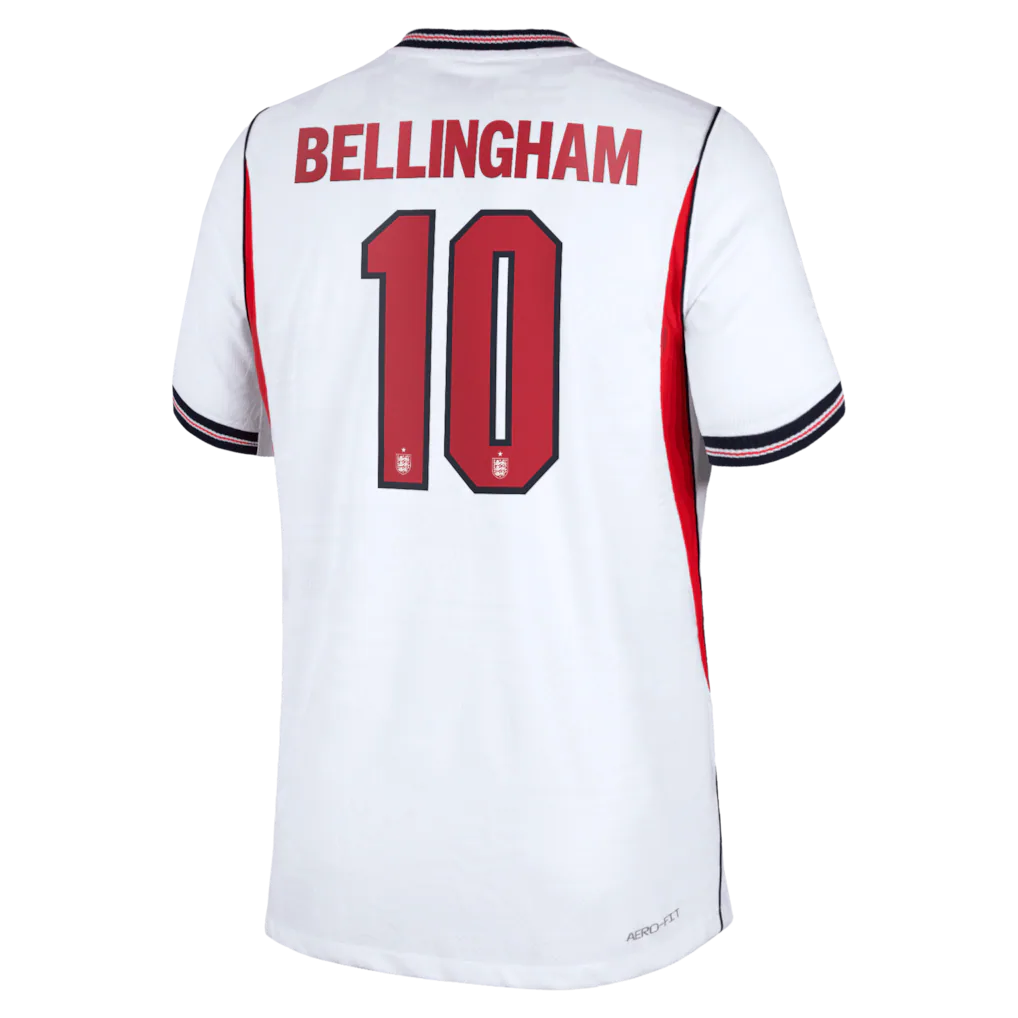 Jude Bellingham England National Team Nike 2026 Home Match Authentic Jersey - White
