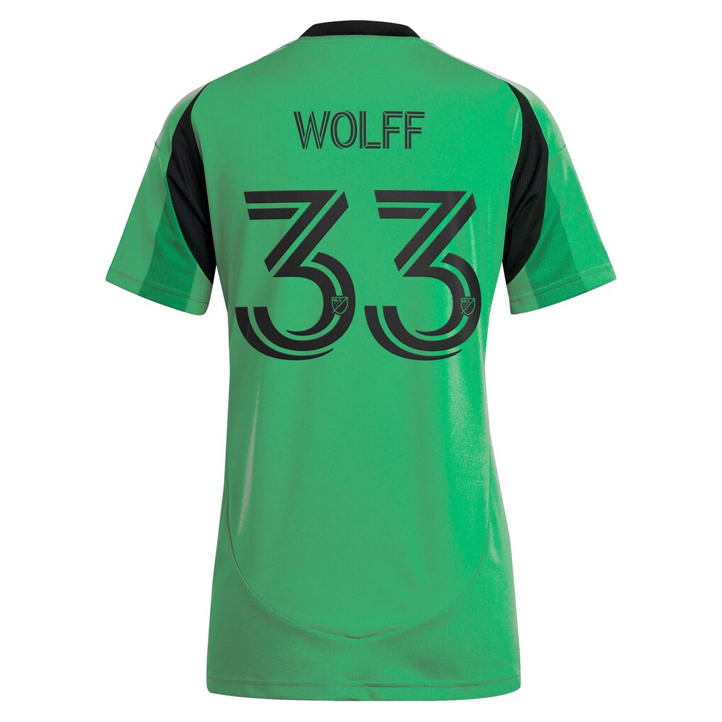 Owen Wolff Austin FC adidas Women's 2025 The Heartbeat Kit Replica Jersey - Green