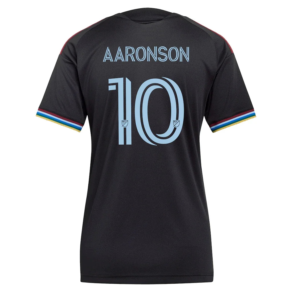 Paxten Aaronson Colorado Rapids adidas Women's 2026 Colorful Colorado Replica Jersey - Black