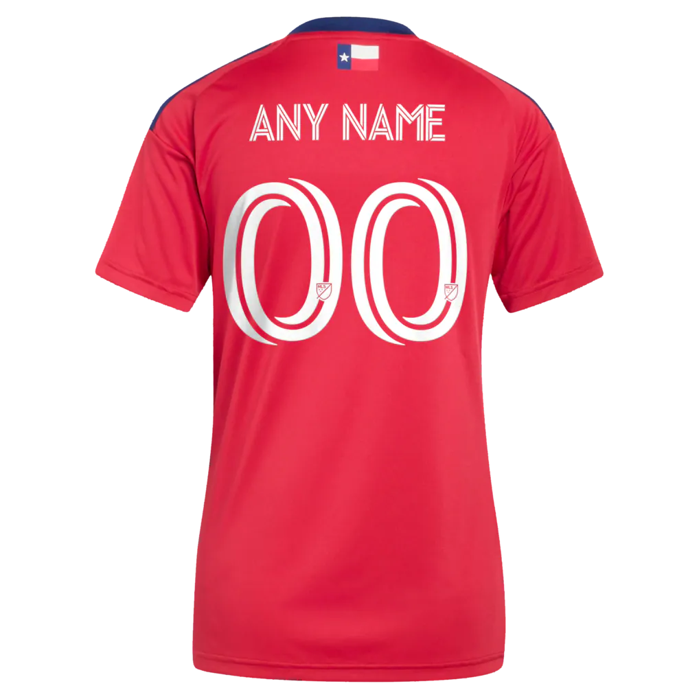 FC Dallas adidas Women's 2026 DNA Kit Replica Custom Jersey - Red