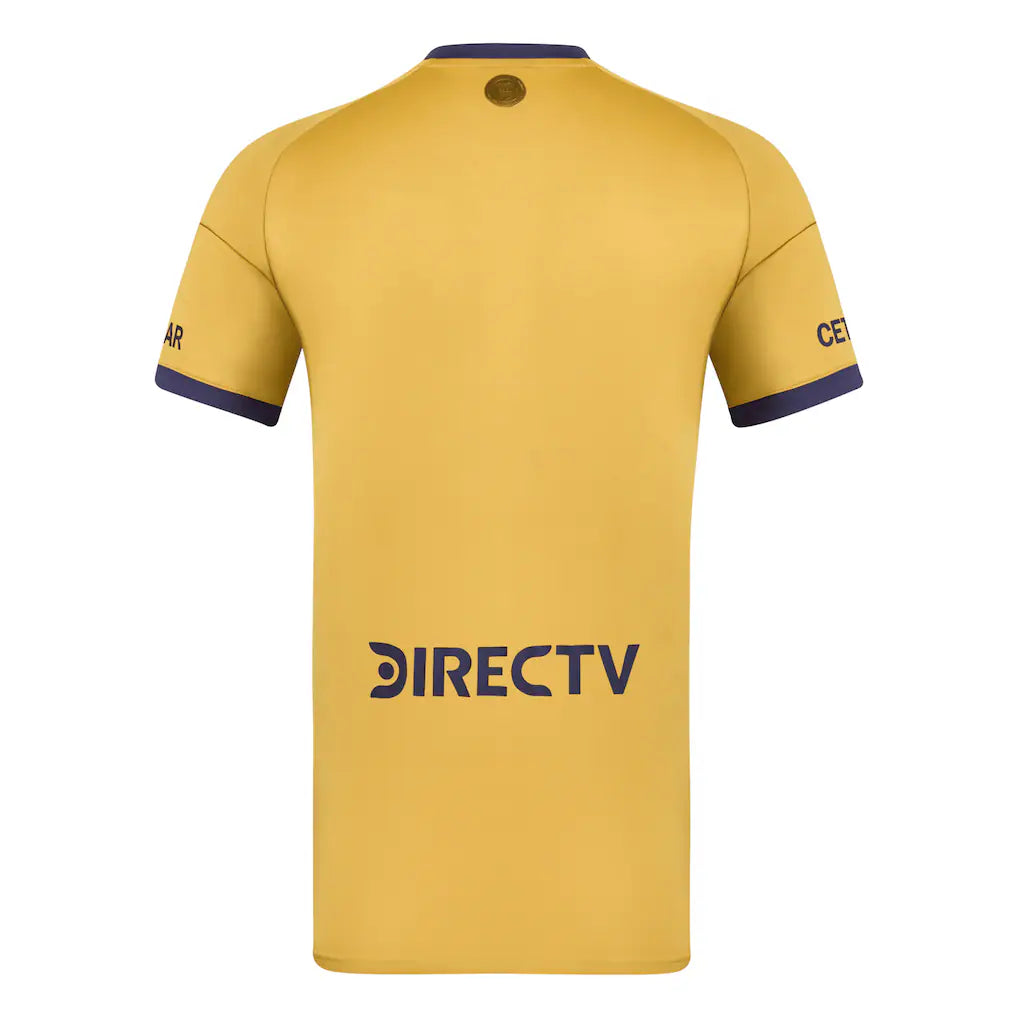 Boca Juniors adidas 2025/26 Away Replica Jersey - Yellow