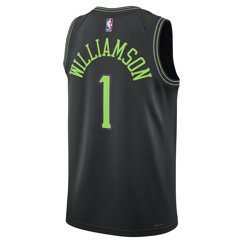 Zion Williamson New Orleans Pelicans Nike Unisex 2025/26 Swingman Jersey - Black - City Edition