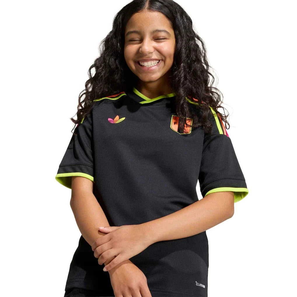 Peru National Team adidas Youth 2026 Away Replica Jersey - Black