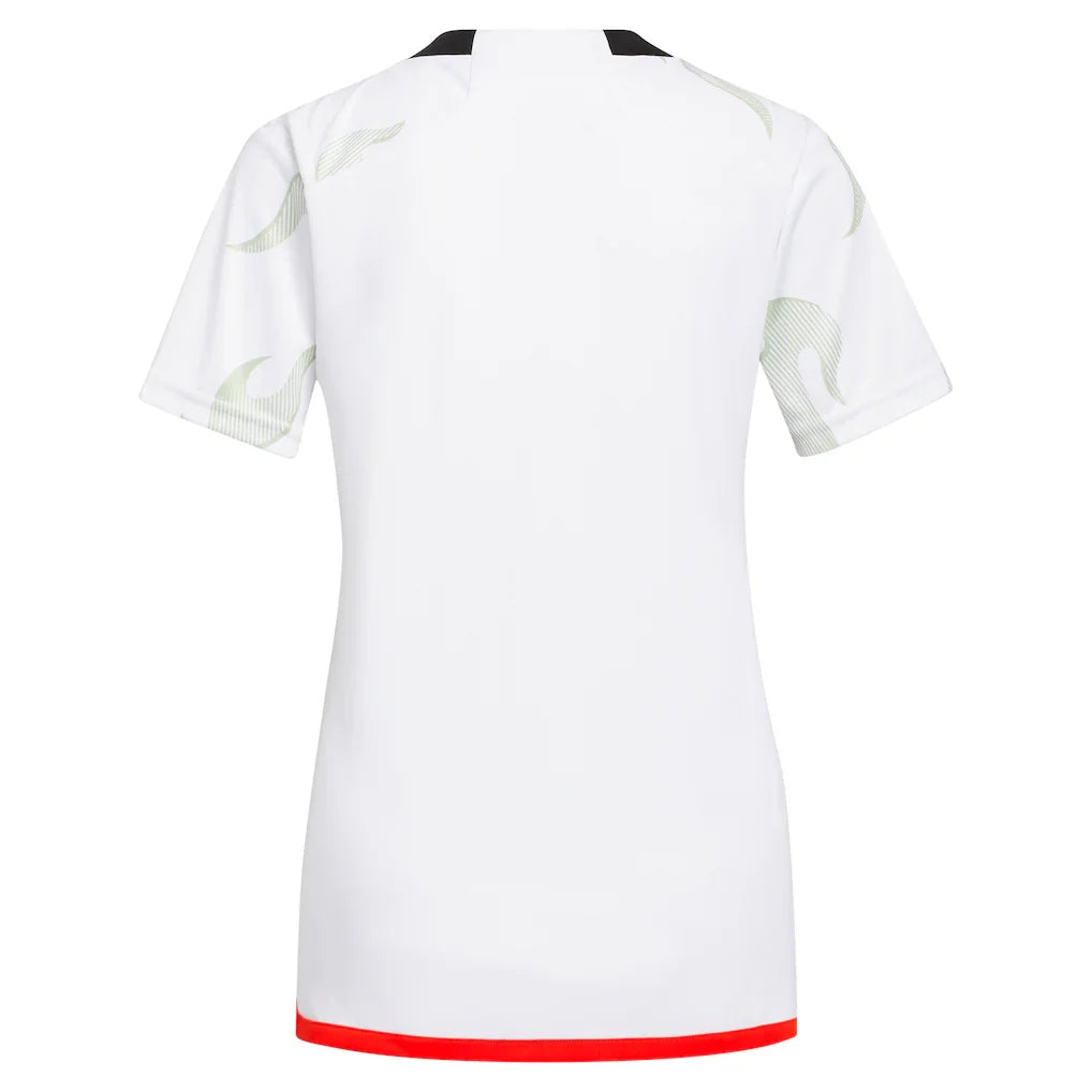 FC Dallas adidas Women's 2023 Burn Baby Burn Replica Jersey - White