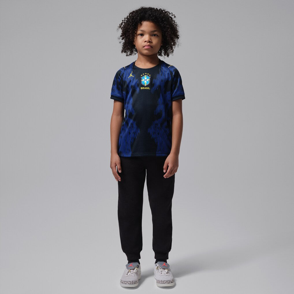 Brazil National Team Jordan Brand Preschool 2026 Dri-FIT Replica Jersey - Blue