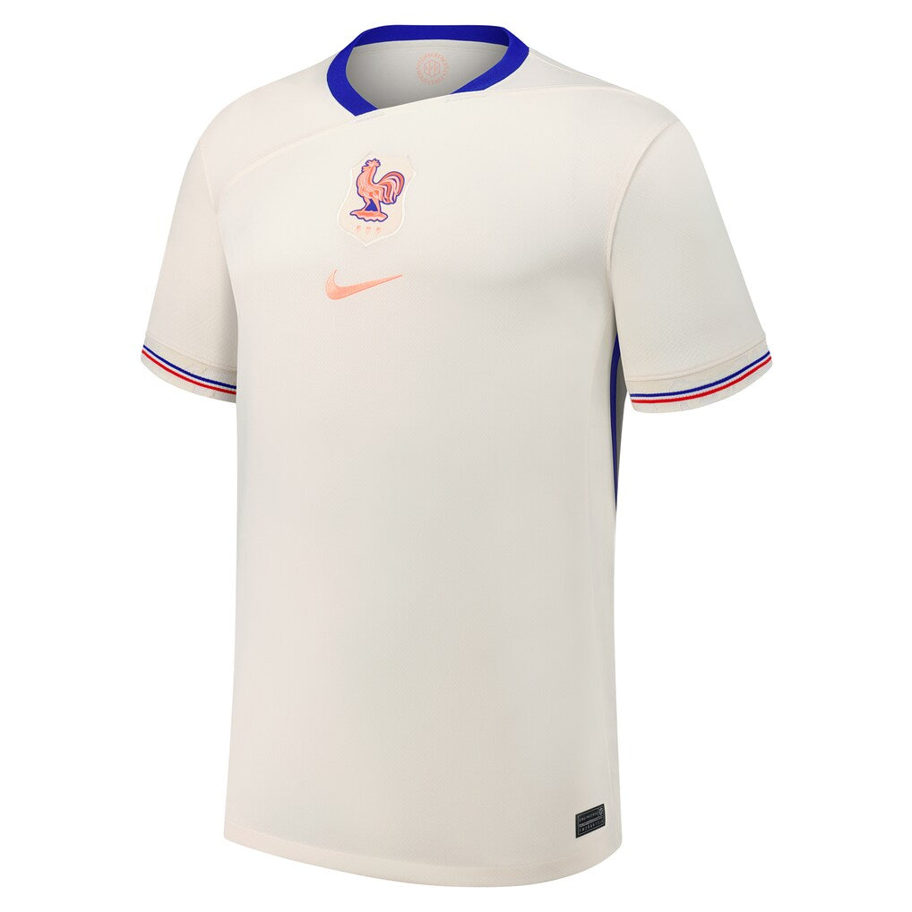 France Women's National Team Nike 2025/26 Away Replica Jersey - Cream